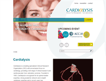 Tablet Screenshot of cardialysis.com